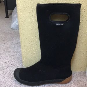 Tall Neoprene Bogs Boots with Sherpa Lining